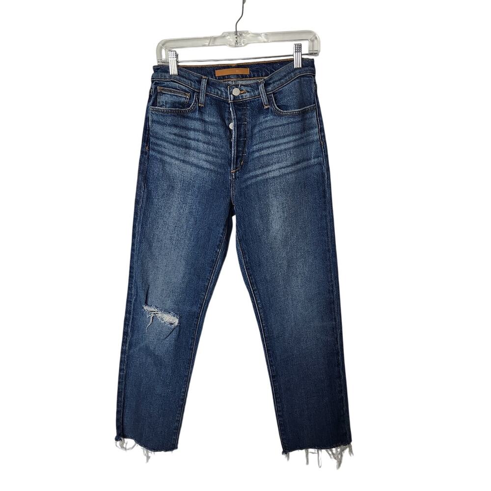 Joe's Jeans Blue Denim Stretch The Honor High Rise Vintage Straight Jeans Sze 26